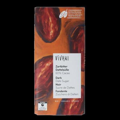 Vivani Dark Date Sugar 60% Cacao Chocolate Vivani Dark Date Sugar 60% Cacao Chocolate