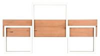Trio Houten led plafondlampHarper 3-lichts - 622910332 - thumbnail