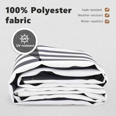 VidaXL Zonnescherm vervangingen antraciet en wit 1000 x 160 cm