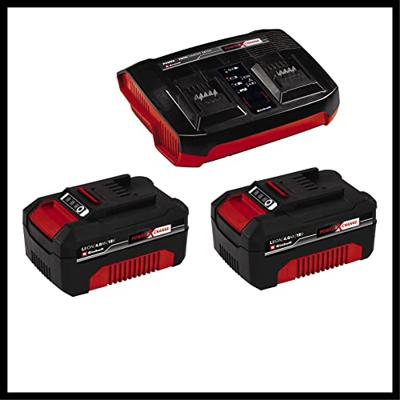 Einhell Professional RASARRO 36/40 (2x4.0Ah) Accu-grasmaaier Accu Incl. Twincharger-oplader, Incl. 2 accus 18 V Snijbreedte max. 40 cm Geschikt voor 500 m2