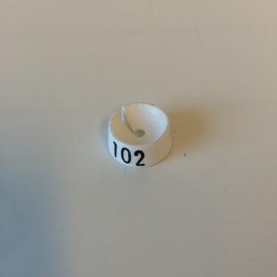 MB wit/zwart 102 voor op kledinghanger