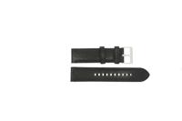 Horlogeband Armani AX2101 Leder Zwart 22mm - thumbnail