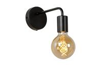 Lucide SCOTT - Wandlamp - 1xE27 - Zwart - thumbnail