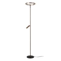 Lucide APPLAUSE - Vloerlamp - Ø 33 cm - LED Dimb. - CCT - 2700K/4000K - Koffie | Premium - thumbnail