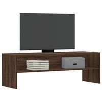 Tv-meubel 120x40x40 cm bewerkt hout bruin eikenkleurig - thumbnail
