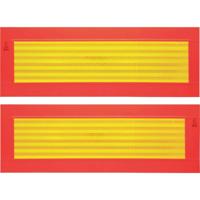 IWH ECE 70 097607 Reflectietape Oranje (fluorescerend), Geel reflecterend 1 stuk(s) (l x b) 565 mm x 195 mm - thumbnail