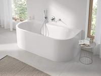 GROHE Euphoria Cube Stick Handdoucheset - 1 straalsoort - staaf - met houder - met wandaansluitbocht - gladde slang - 125cm - chroom 26405000 - thumbnail