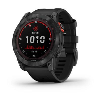 Garmin fenix 7X Solar 3,56 cm (1.4") MIP 51 mm Digitaal 280 x 280 Pixels Touchscreen Grijs Wifi GPS Garmin fenix 7X Solar 3,56 cm (1.4") MIP 51 mm Digitaal 280 x 280 Pixels Touchscreen Grijs Wifi GPS