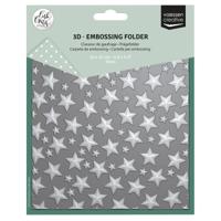 Vaessen Creative • embossing folder sterren - thumbnail