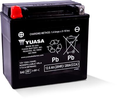 YUASA batterij "ytx14 / ytx14-bs". battery ytx14 agm