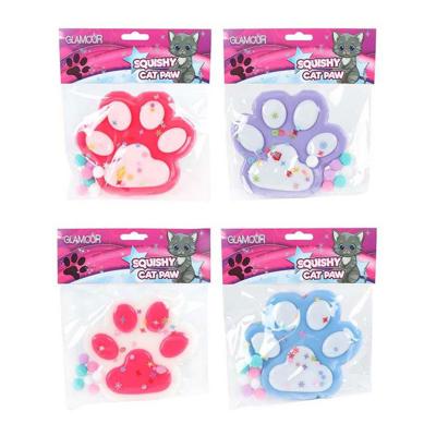 Glamour Squishy mega kattenpoot 12,5cm