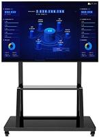 Techly ICA-TR30 flat panel vloer standaard Portable flat panel floor stand Zwart 2,54 m (100 ) - thumbnail