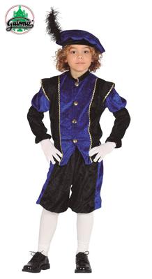 Pietenpak jongen/meisje blauw-zwart