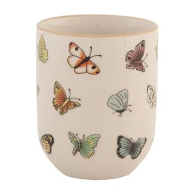 Clayre & Eef Mok vlinders 100ml Ø6x8cm