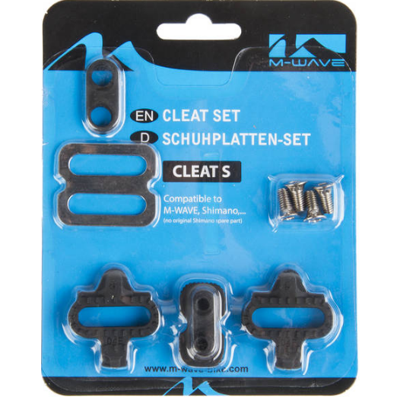 M-Wave schoenplaatjes set spd zwart