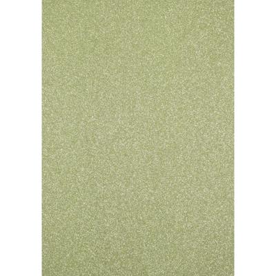 Florence • glitterpapier 250g a4 lichtgroen 5x