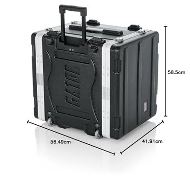 Gator Cases GRR-8L audioapparatuurtas Universeel Trolleytas Polyethyleen Zwart