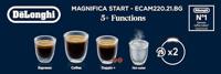 DeLonghi Magnifica ECAM220.22.GB - Volautomatische Espressomachine - Zwart - thumbnail
