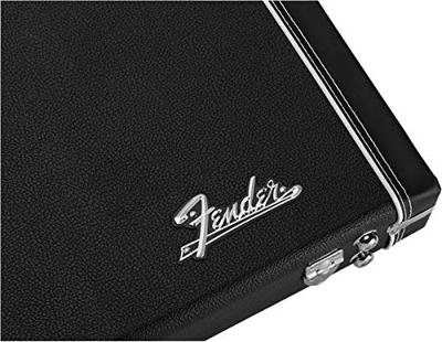 Fender Classic Series Wood zwarte koffer voor basgitaar