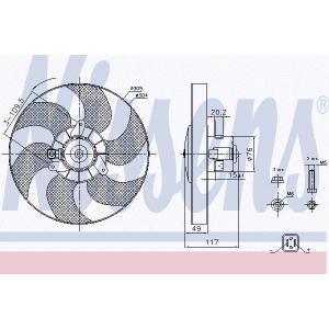 Koelventilator 85658