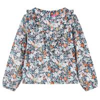 VidaXL Kindershirt met lange mouwen 92 donkerblauw - thumbnail