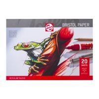 Talens Bristol papier, 250 g, ft 21 x 29,7 cm, A4, blok van 20 vel - thumbnail