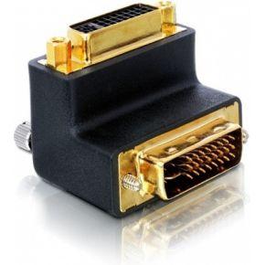 Delock 65173 Adapter DVI 24+5 pin male > female haaks