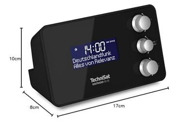 TechniSat DIGITRADIO 50 SE Wekkerradio DAB, DAB+, VHF (FM) Wekfunctie Zwart