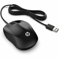 HP 1000 Muis USB Optisch Zwart 3 Toetsen 1200 dpi - thumbnail