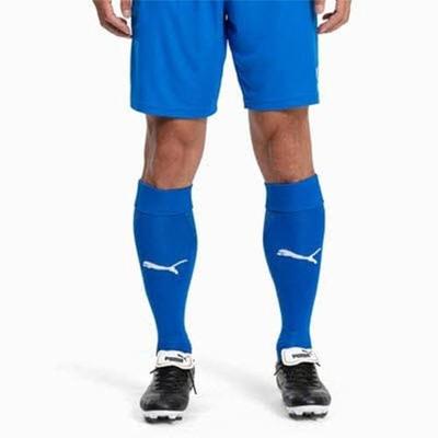 PUMA teamLIGA Voetbalsokken Blauw Wit