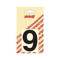 Deco cijfer 9 helvetica zwart 60 mm Pickup - Pickup - thumbnail