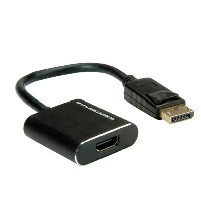 ROLINE DisplayPort/HDMI Adapter, v1.4, HDR 10, DP Male - HDMI Female, Actief ROLINE DisplayPort/HDMI Adapter, v1.4, HDR 10, DP Male - HDMI Female, Actief
