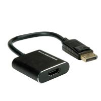 ROLINE DisplayPort/HDMI Adapter, v1.4, HDR 10, DP Male - HDMI Female, Actief - thumbnail
