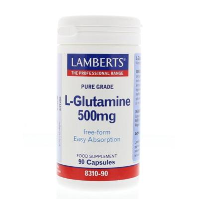 Lamberts L-Glutamine 500mg 90 Vegetarische capsules