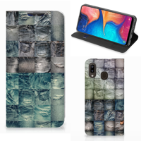 Hippe Standcase Samsung Galaxy A30 Spijkerbroeken - thumbnail