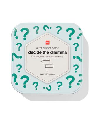 HEMA After dinner game 'dicide the dilemma'