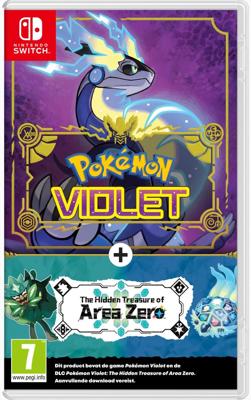 Pokemon Violet + The Hidden Treasure of Area Zero DLC (verpakking Frans, game Engels)