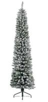 everlands kunstkerstboom Pencil Pine snowy Ø50xH180cm - thumbnail