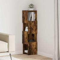 Hoekkast Wit 25,5x25x102cm Bewerkt hout - thumbnail