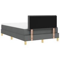 Donkergrijs Boxspringbed met matras 120x190 cm - thumbnail