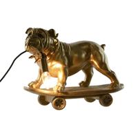 Bureaulamp Home ESPRIT Gouden Hars 220 V 45 X 23 X 34 cm - thumbnail