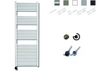 Elektrische Design Radiator Sanicare Plug & Play 172x60 cm Wit 1127 Watt Met Zwarte Thermostaat Links Sanicare - thumbnail