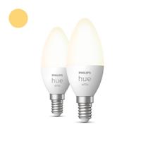 Philips Lichtbron kaars Hue - E14 - 6W - White set van 2 929003021102 - thumbnail