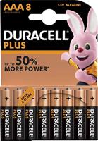 Duracell Plus. AAA 8er Pack 8-er Blister - thumbnail
