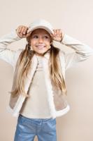 MAYCE Meisjes shirt rib velours - Kit - thumbnail