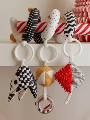 Baby Activity-Spirale aus Stoff LERNEN & GREIFEN meerkleurig