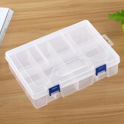 Dubbellaags 8 slots" Plastic sieraden doos organisator opslagcontainer met verstelbare Dividers(White)"