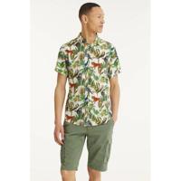 No Excess regular fit overhemd met all over print 010 white - thumbnail