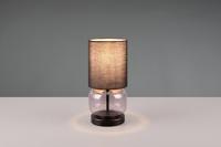 Trio Zwarte tafellampElio met smoke glas - 517800154 - thumbnail