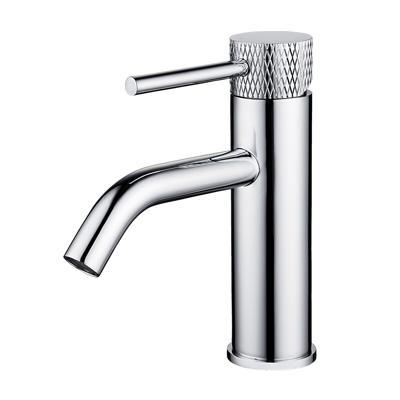 wiesbaden Ribbd wastafelmengkraan chroom